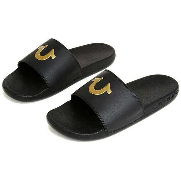 mens black leather sandals closed toe